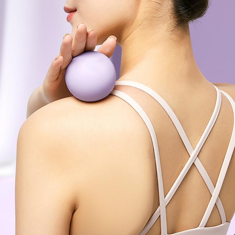 Pilates Ball Mini - كرة سيليكون صغيرة لتدليك العضلات، جهاز