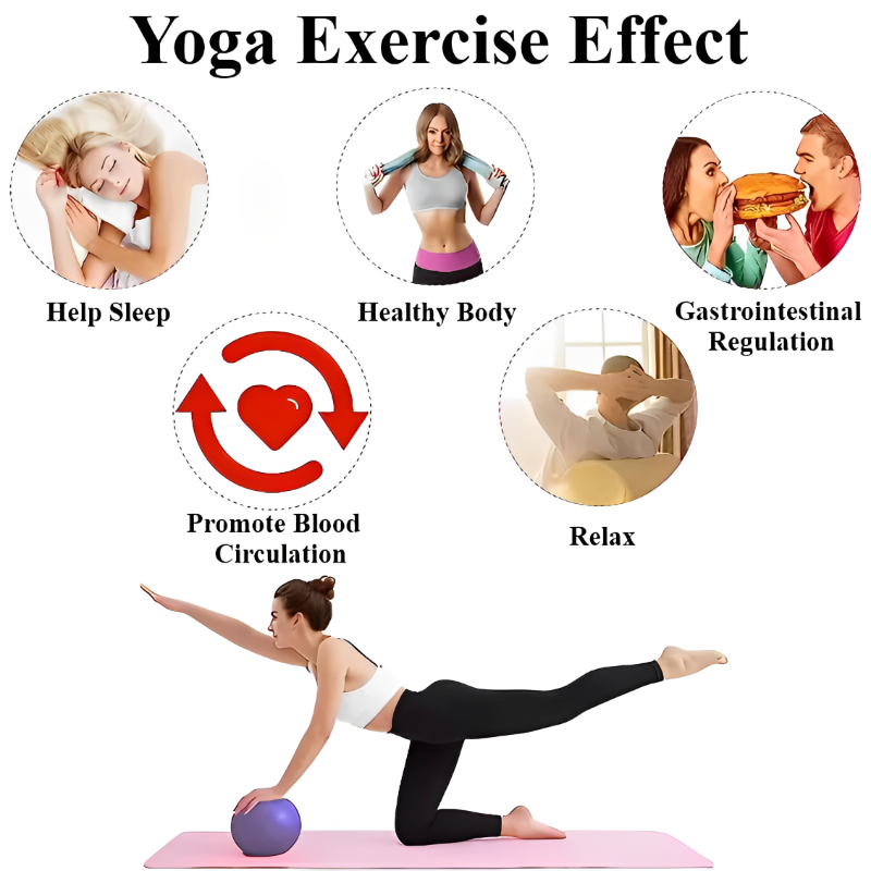 كرة يوغا 25 سم للتمارين الرياض - مراجعة Pilates Yoga Ball Exercises وسعره