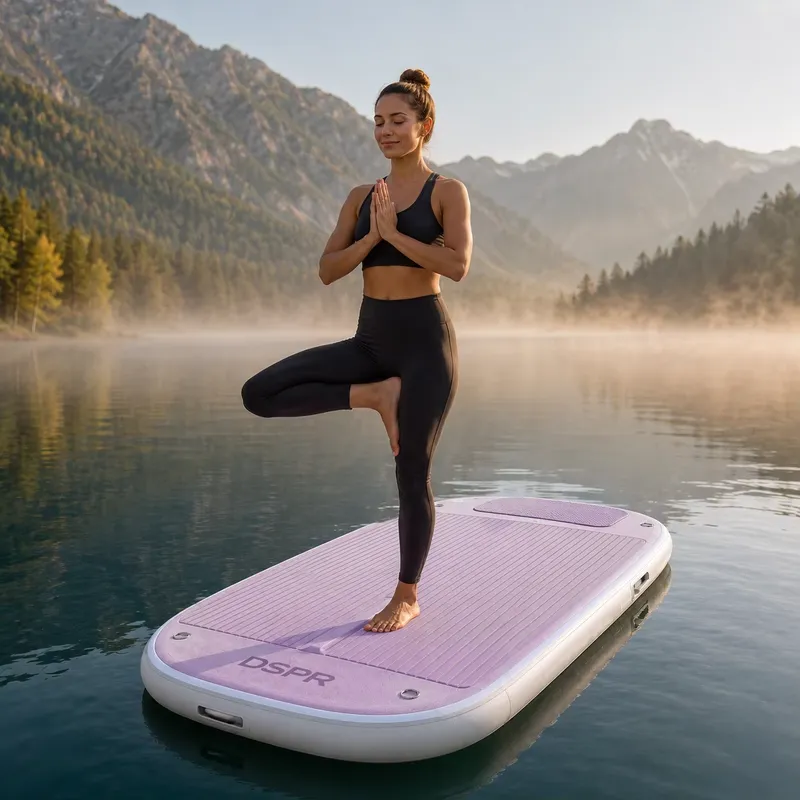 بساط بيلاتس مائي قابل للنفخ بش - مراجعة Pilates Yoga Wellness وسعره