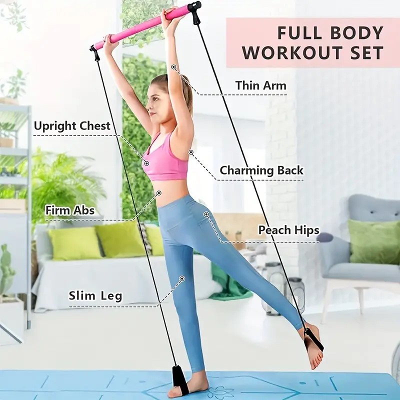 قضيب بيلاتس متعدد الوظائف، قضي - مراجعة Pilates Yoga Shoes وسعره