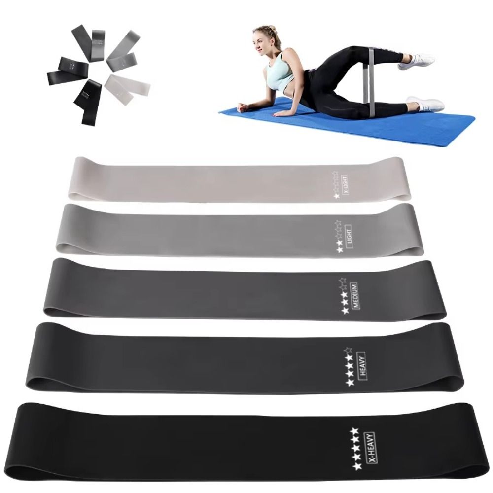 5 قطعة TPE أربطة مقاومة للياقة - مراجعة Pilates Yoga Circle وسعره