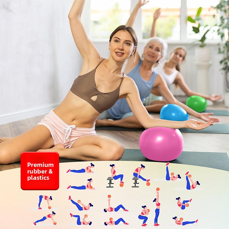 كرة تمرين صغيرة من مادة PVC لل - مراجعة Pilates Yoga Ball Exercises وسعره