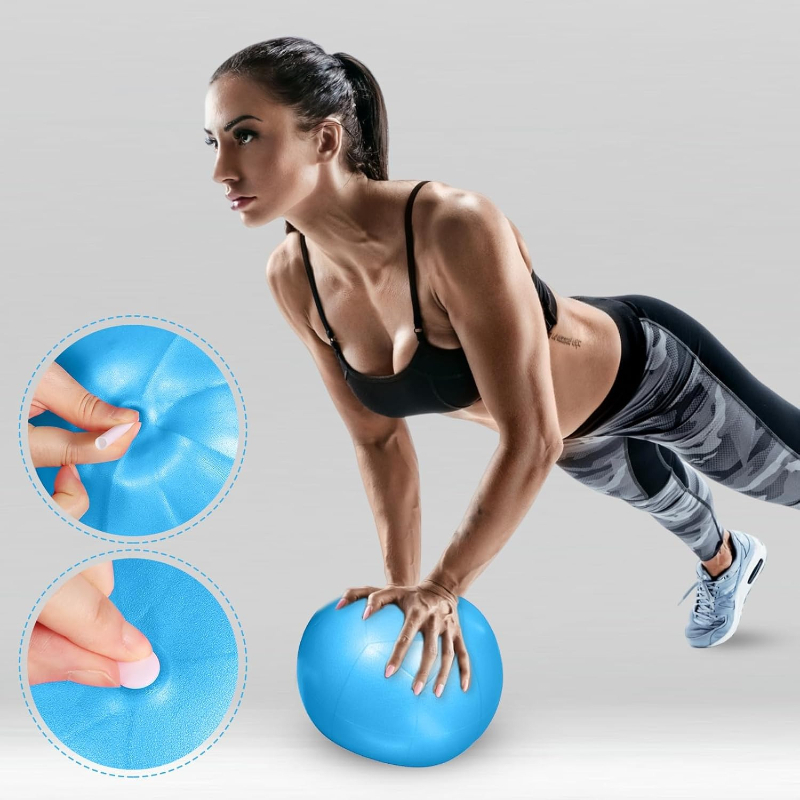 كرة تمرين صغيرة من مادة PVC لل - مراجعة Pilates Yoga Ball Exercises وسعره