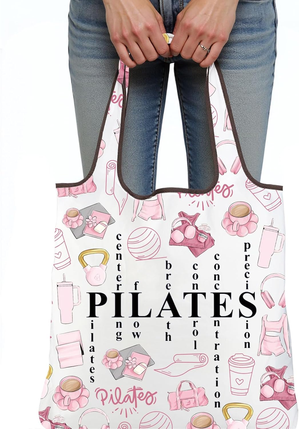 حقيبة بيلاتس وردية اللون، هداي - مراجعة Pilates Yoga Instructor وسعره