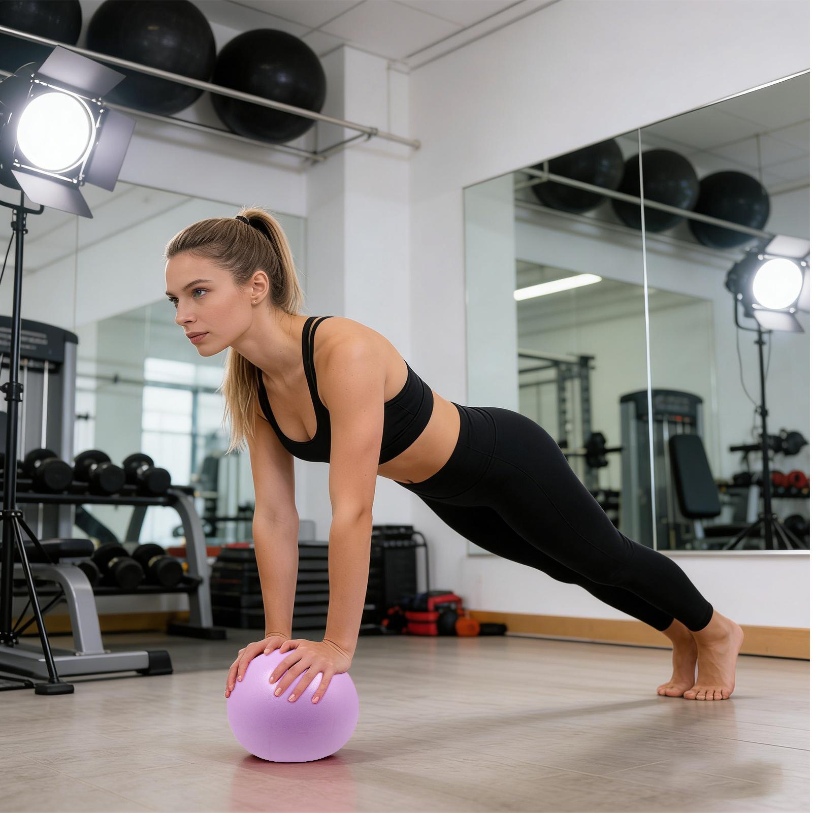 كرة تمارين سميكة ومصقولة للتما - مراجعة Pilates Yoga Ball Exercises وسعره