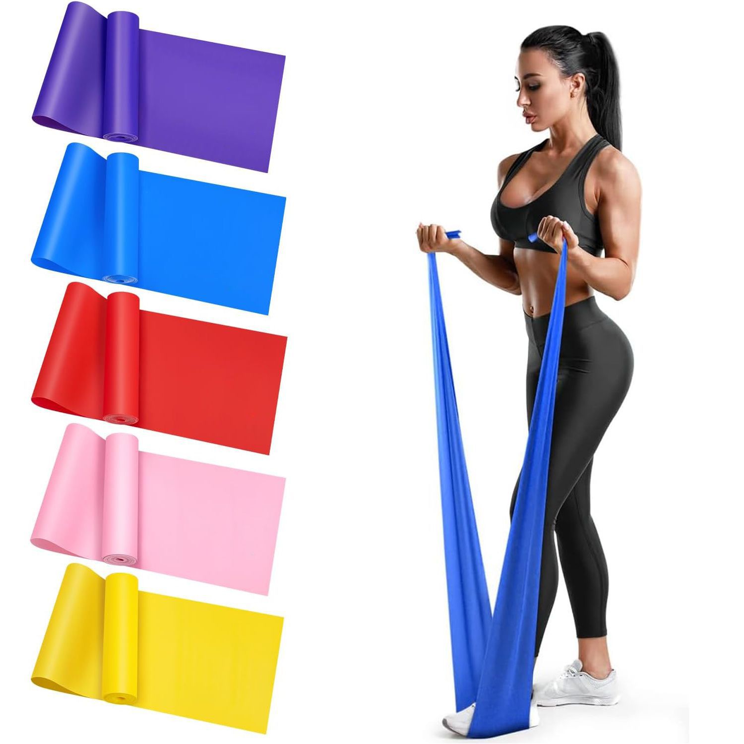 أشرطة اليوغا المرنة المحمولة ل - مراجعة Pilates Yoga Circle وسعره