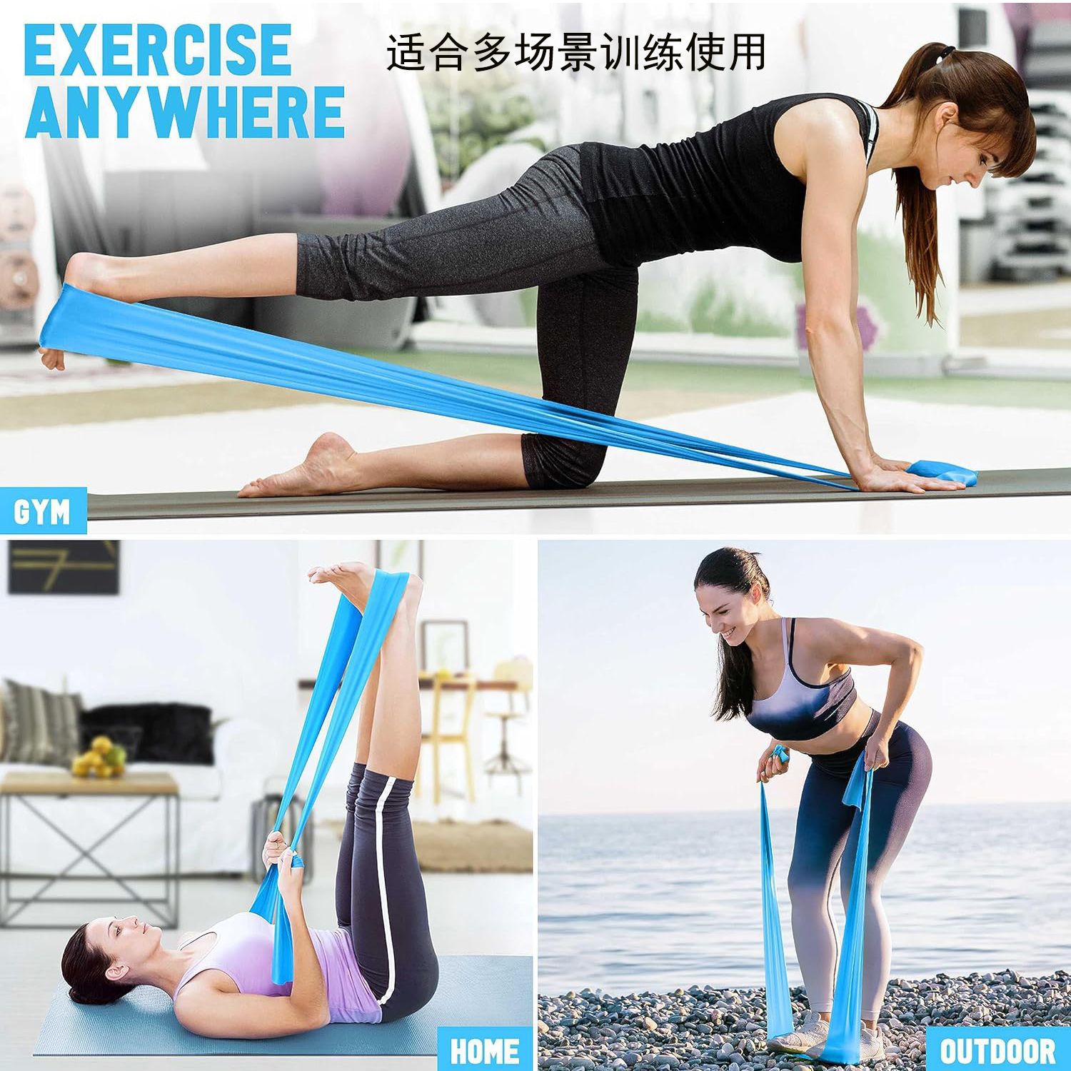 أشرطة اليوغا المرنة المحمولة ل - مراجعة Pilates Yoga Circle وسعره