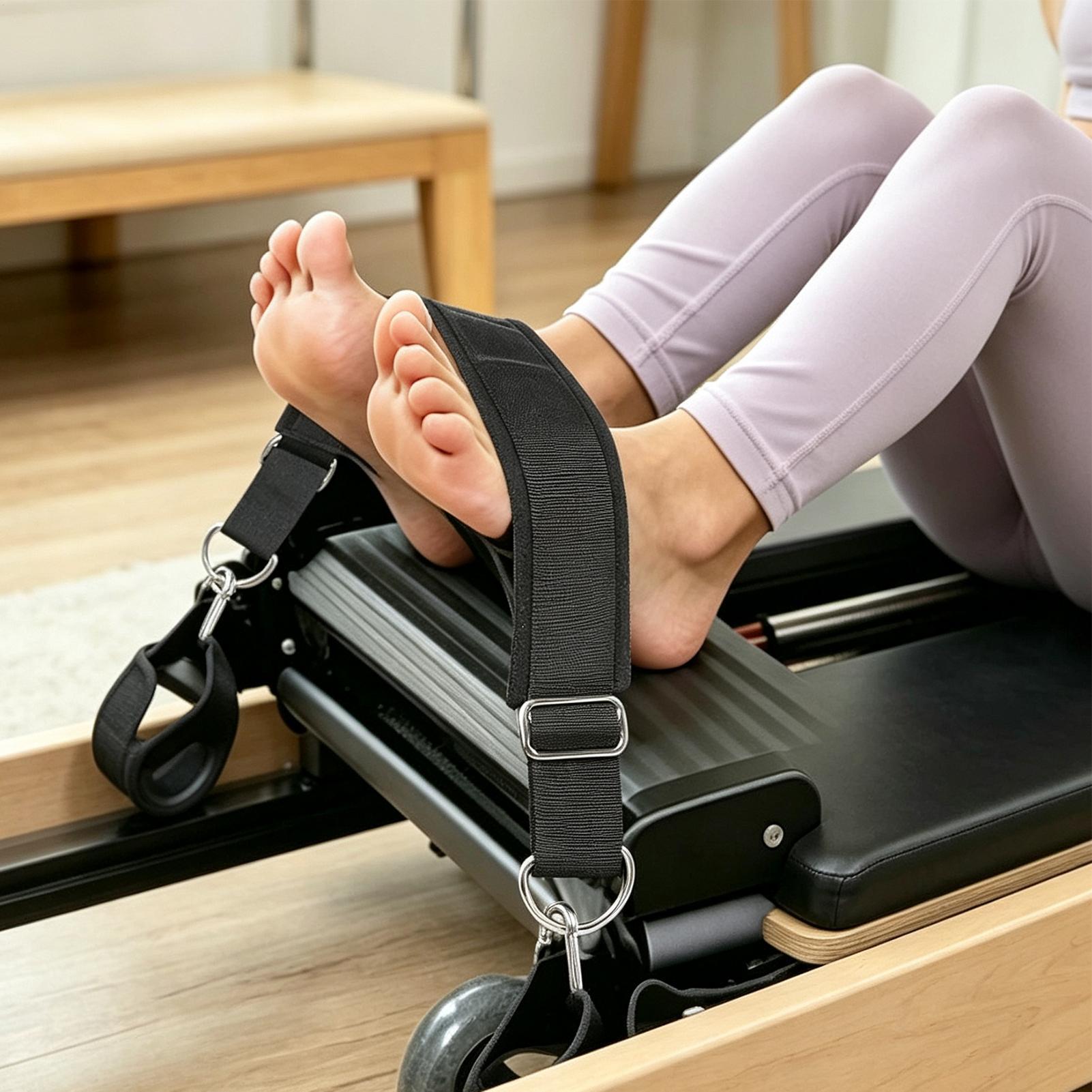 حزام قدم ريفورمر مزدوج الحلقات - مراجعة Pilates & Yoga Knokke وسعره